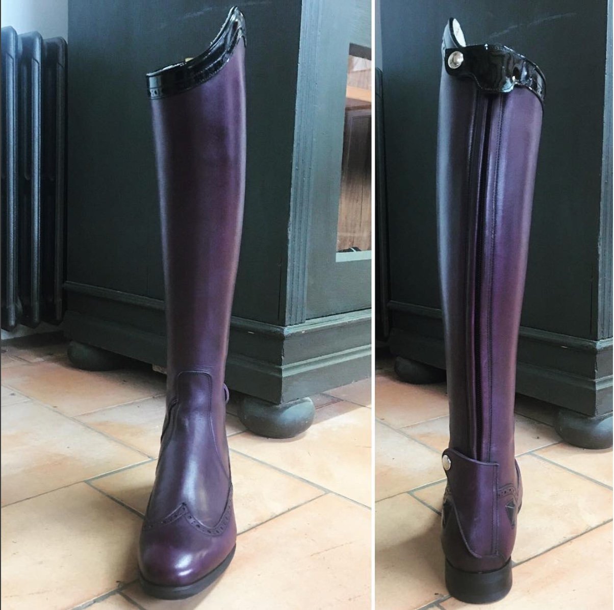 CATE / Purple / Black gloss accents