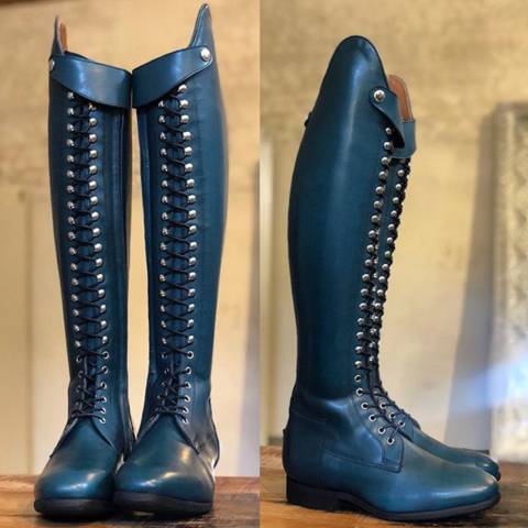 BIA / Petrol blue with silver hardware