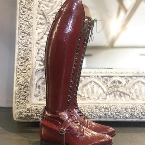 BIA / Red faux croc gloss