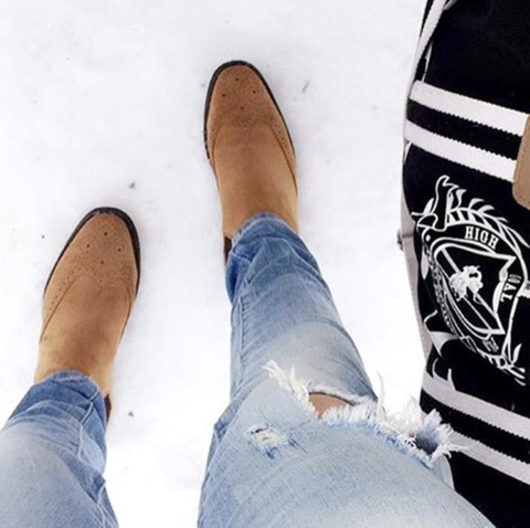 LETIZIA / Sand suede