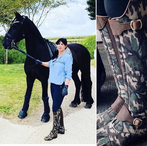 POLO / Camouflage with nubuck brown accents